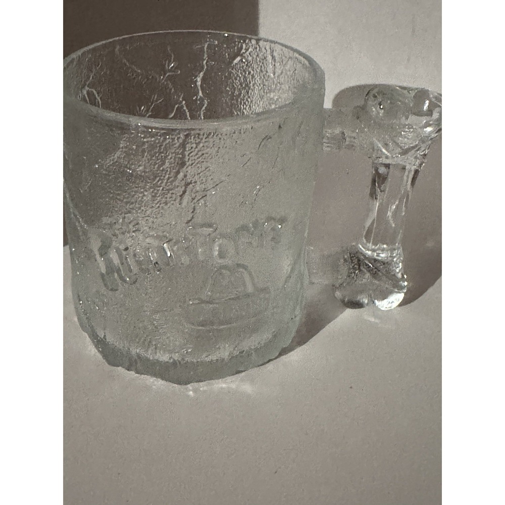 McDonald's 1993 Vintage Flintstones Movie Collectible Glass Mug Cup ROCDONALD
